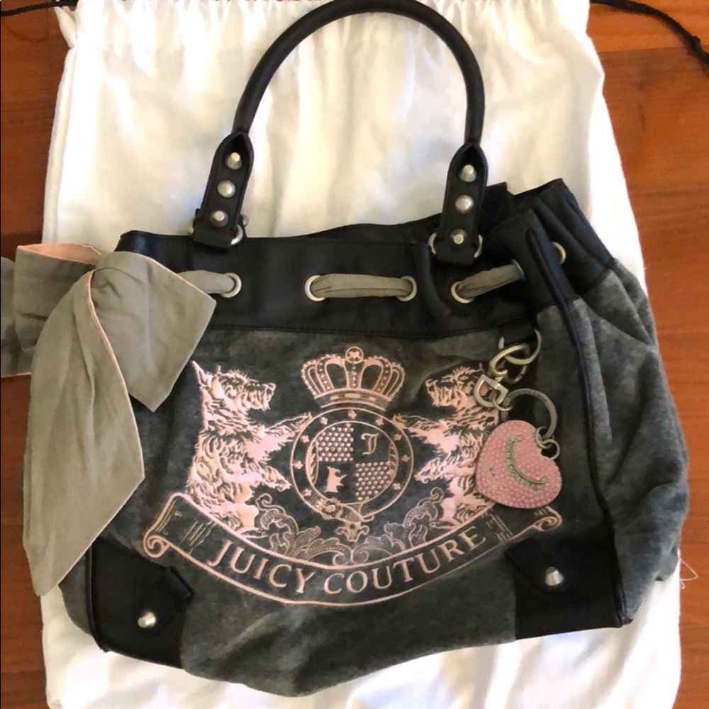 Genuine Juicy Couture Daydreamer Velour Bag